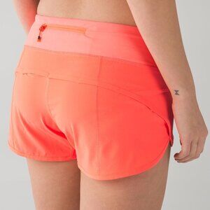 Lululemon Speed Shorts Size 8 Two tone